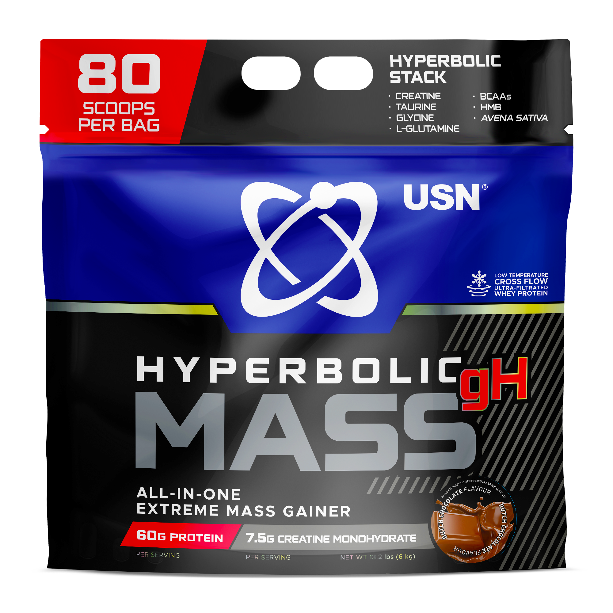 usn hyperbolicmass 6kg cokolada